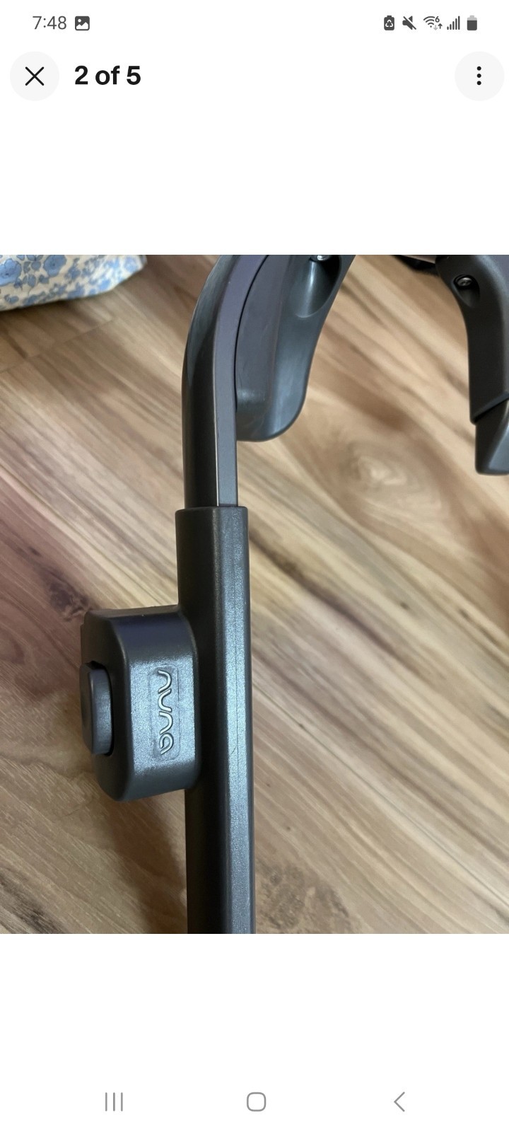 Nuna Pipa Ring Adapter for Nuna Mixx Stroller euc!
