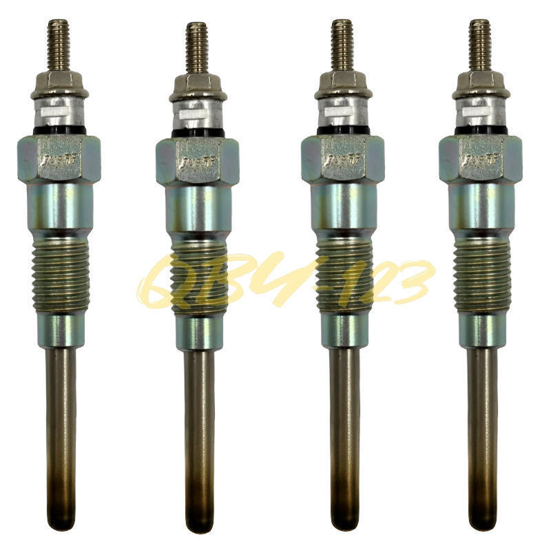 4 Pieces Glow Heater Plug for Kubota 19077-65510 / V2203, V2203ME, V2403, V2003