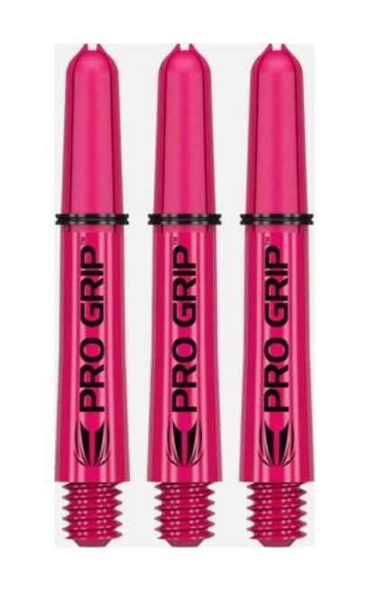 Target Pro Grip Dart Shafts Pink Short 34mm 3er Set