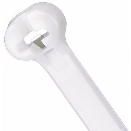 Panduit Bt2i-C Cable Tie, 8 In L, 2 In Max Bundle Dia., Natural, Nylon 6/6, 40