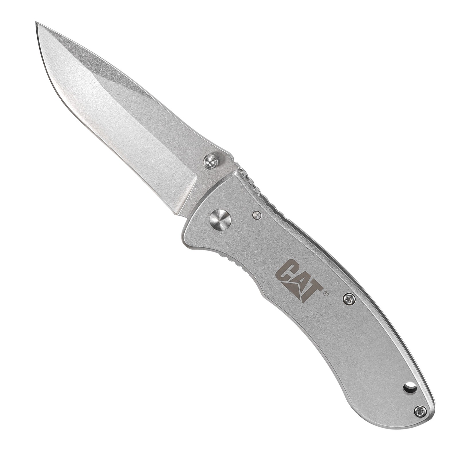 Cat 7 Inch Drop Point Folding Knife - 980004