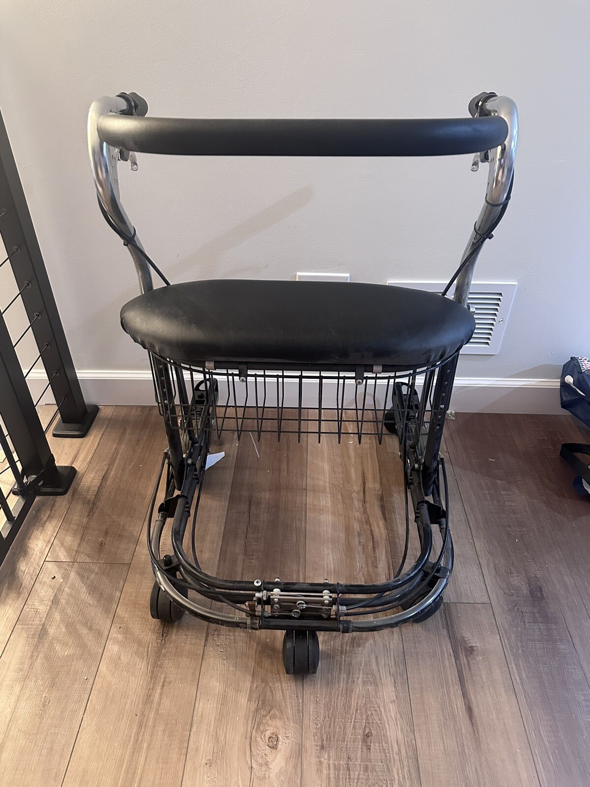 In Step Mobility Walker and Sit Down Chair