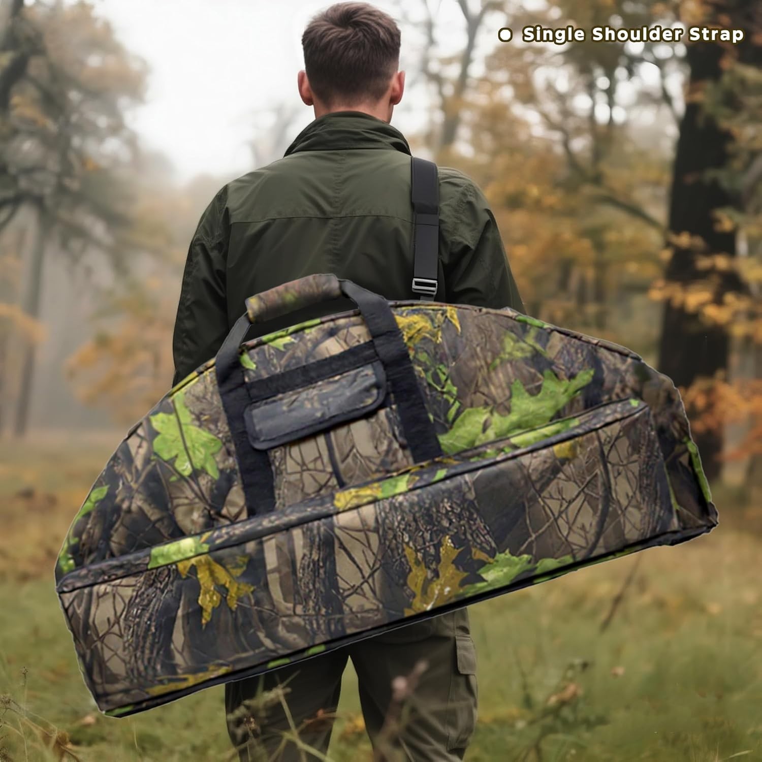 Protective Compound Bow Case with Padded Interior