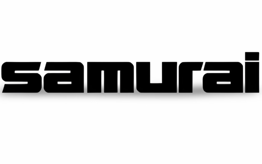 Samurai Tailgate Sticker Decal For Suzuki Samurai 86-95 Size 325mm x 48mm