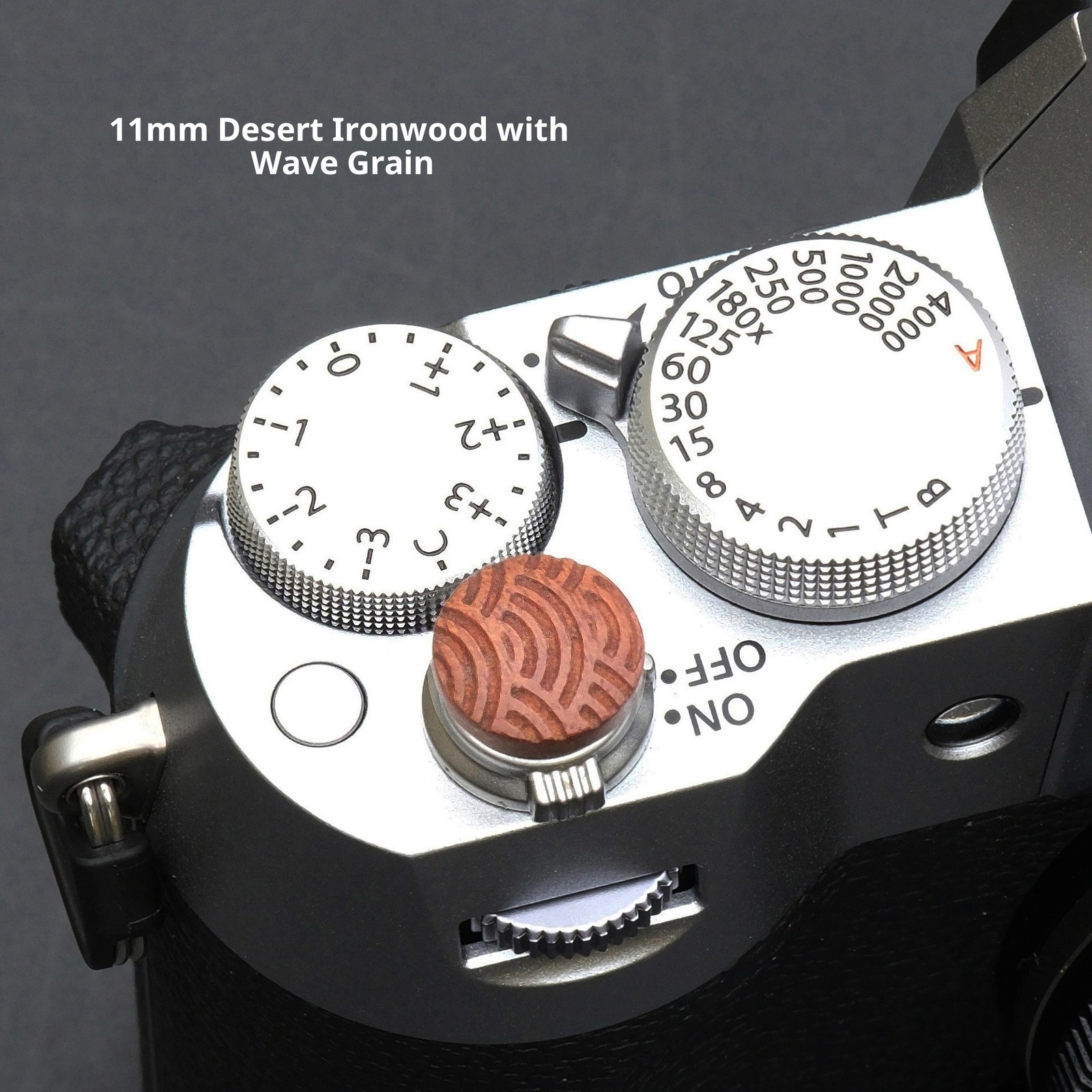 Camera Shutter Button Wood Compatible with Fujifilm Canon Sony Leica Panasonic