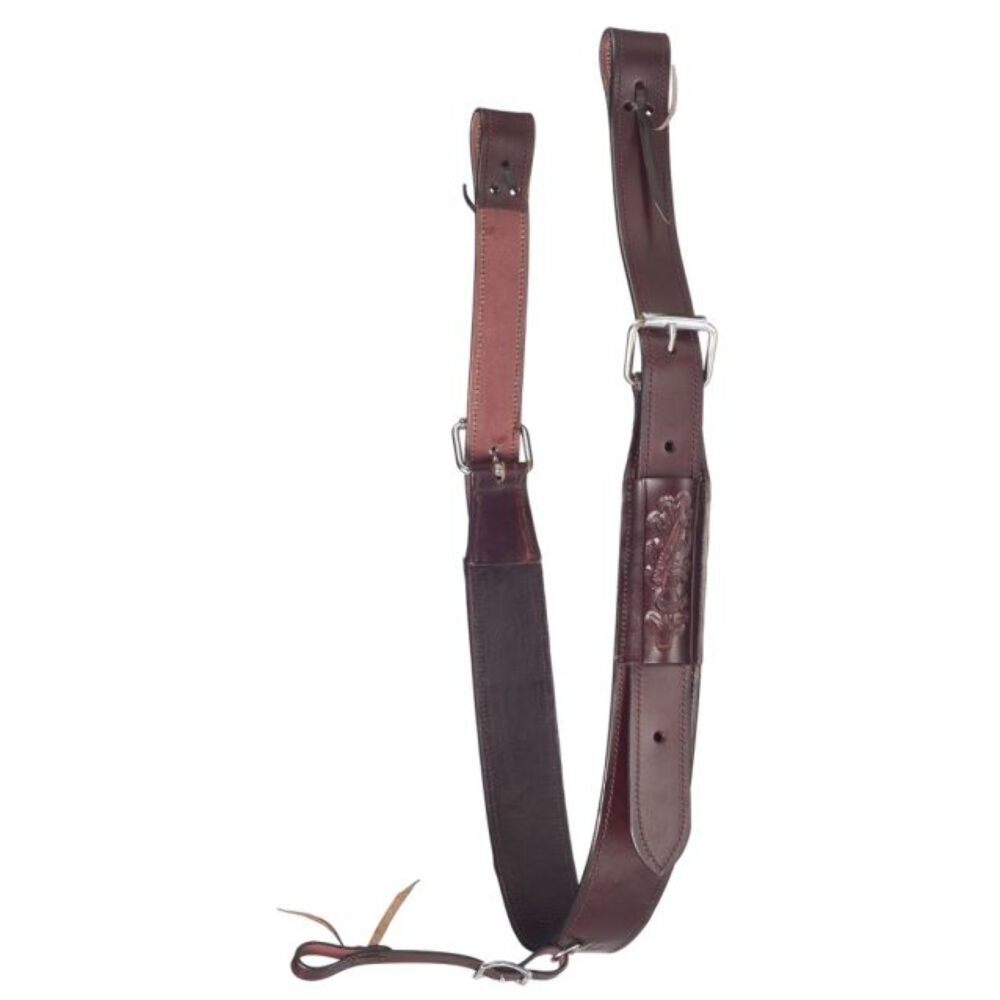 New! Complete FLANK CINCH SET w/ Roller buckles Cinch hobble strap Dark or Light