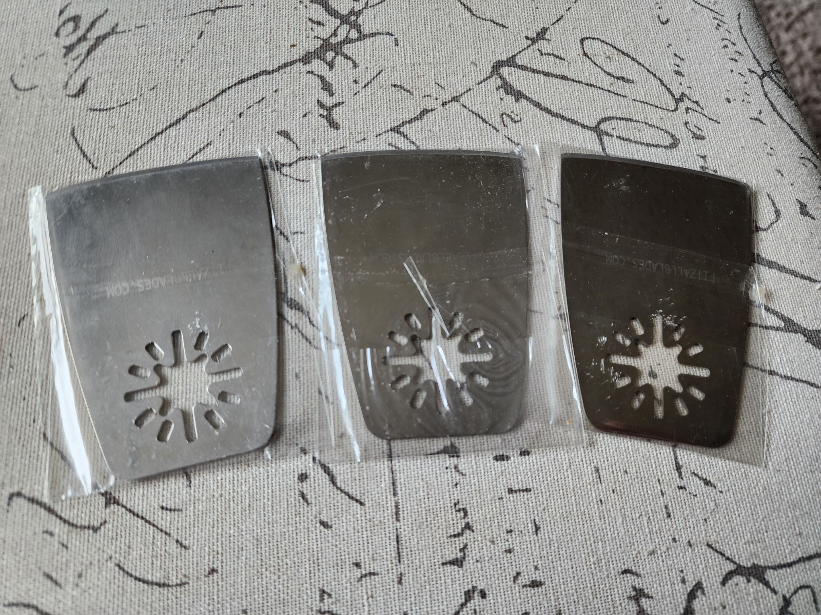 Fitzall Oscillatting tool flat scraper blades x3