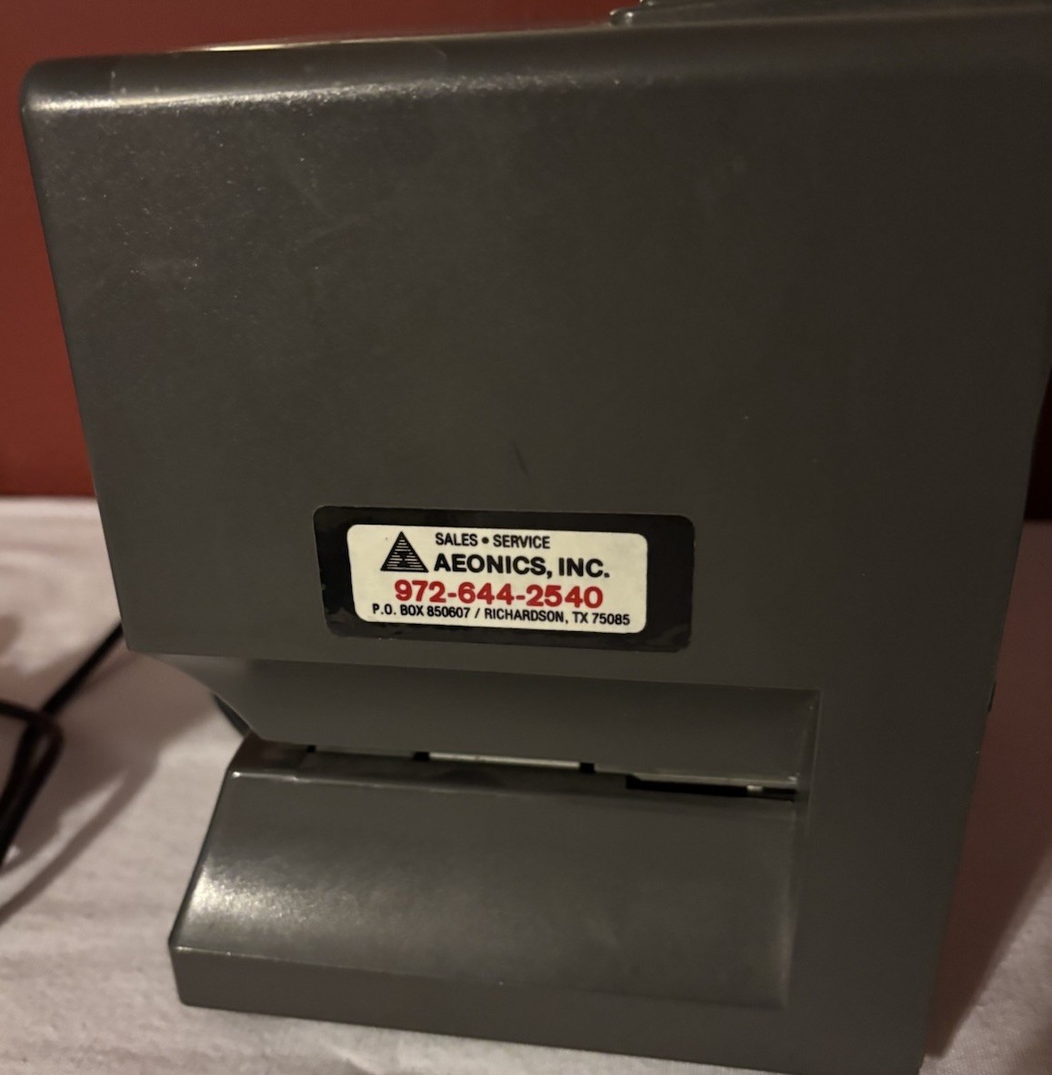 Amano TCX-21 Time Clock for Small Business Employees Made In USA Analog WORKS