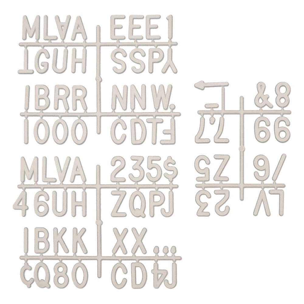 GRAINGER APPROVED UV52302 Letter Box Set,2 In. 8UZJ2