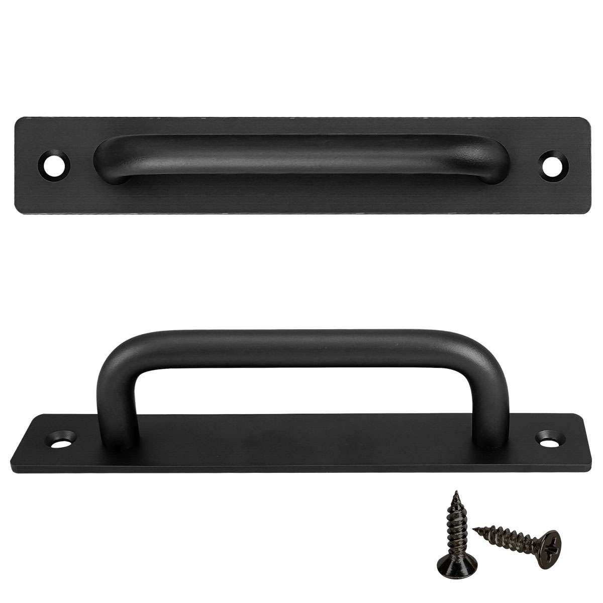 Lot Heavy Duty Alloy Sliding Barn Door Handle Pull Flush Hardware Drawer Pulls