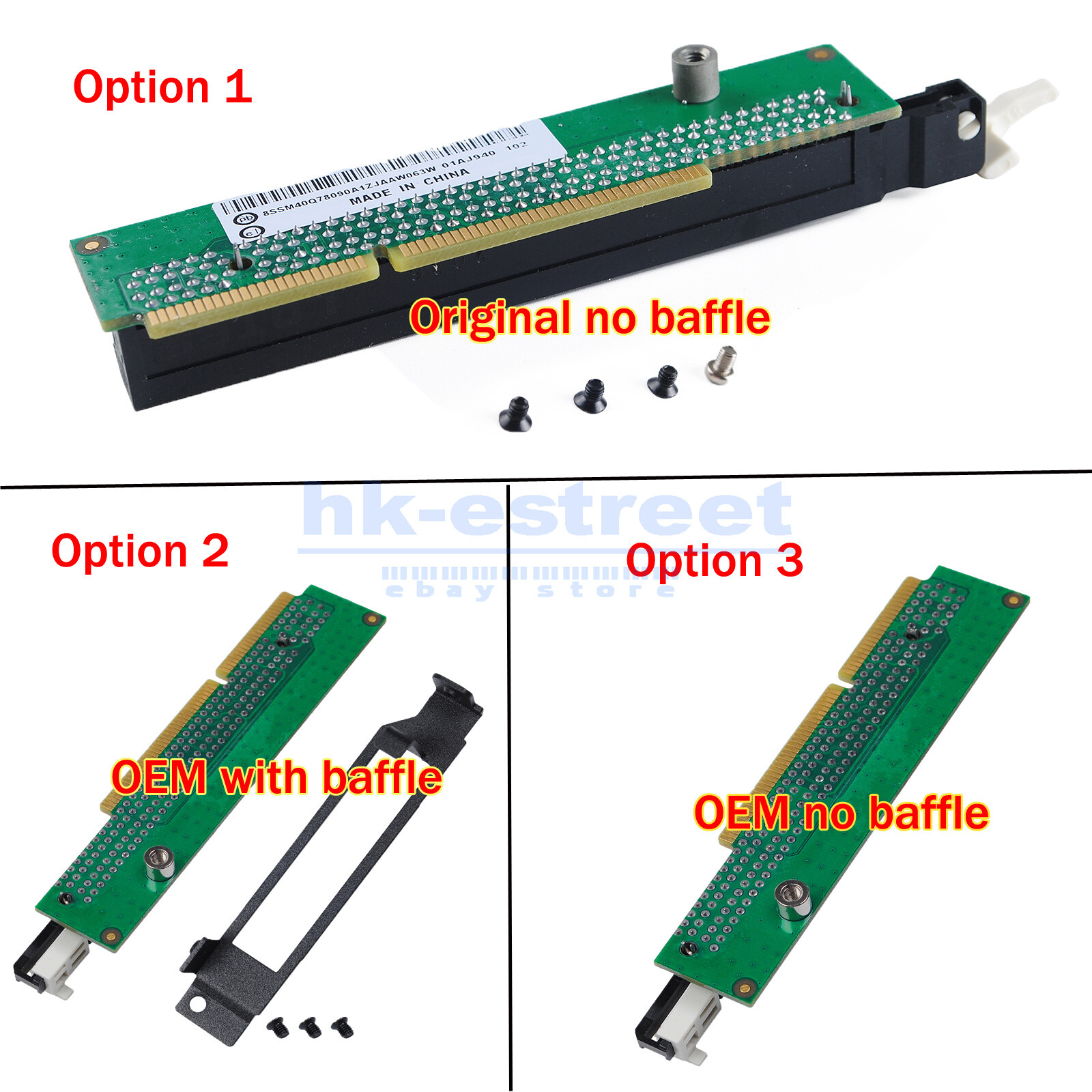 Lenovo ThinkCentre M920q M920x M720q P330 Tiny5 PCIE16 expansion card 01AJ940