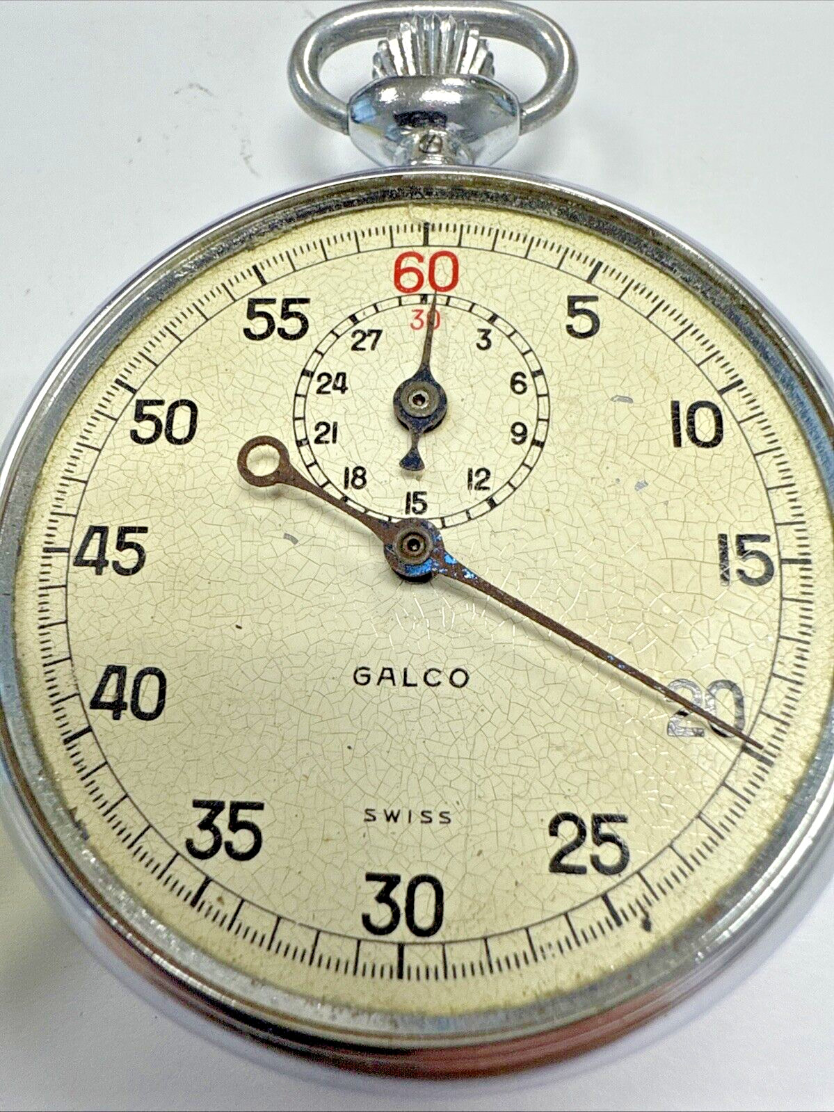 GALCO SWISS STOPWATCH NEEDS REPAIR SELLING FOR PARTS/RESTORATION   item# e11223