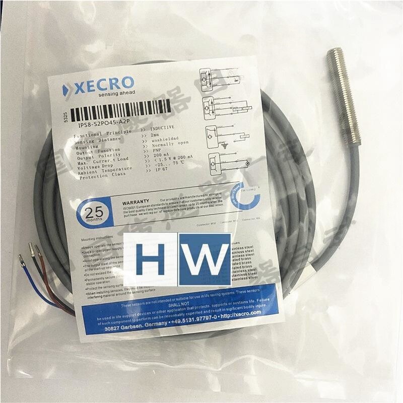 New1PC XECRO IPS8-S2NO45-A2P IPS8-S2N045-A2P Escalator Handrail Detection Sensor