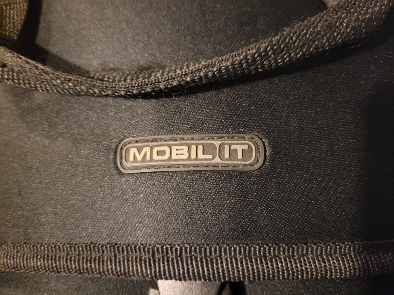 Gray / Black Mobile IT Polyethylene Laptop Bag 16" x 12" with 17" shoulder Strap
