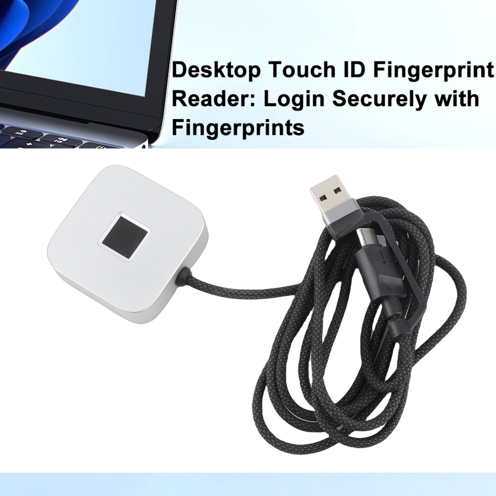 USB Fingerprint Reader Fast Recognition For PC 10 11 Easy To Use AP9