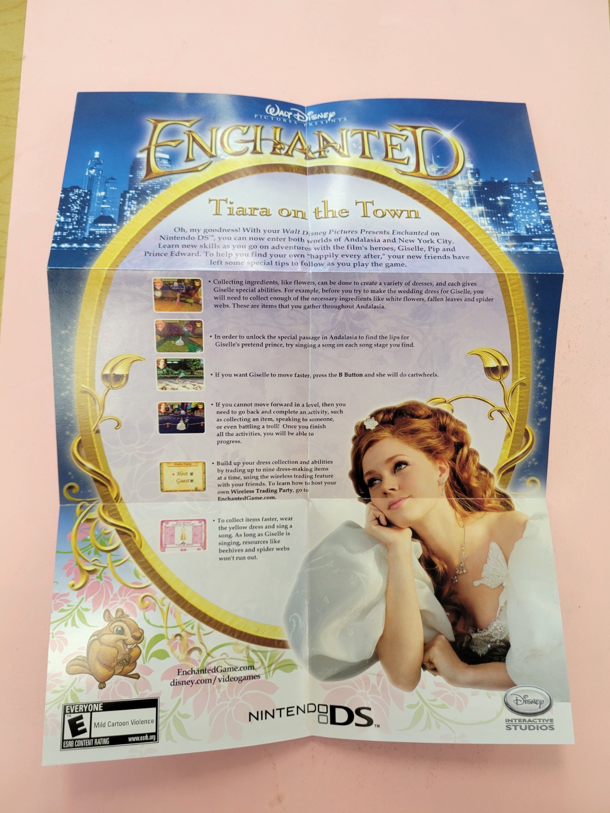 Disney Enchanted Poster Nintendo DS Only