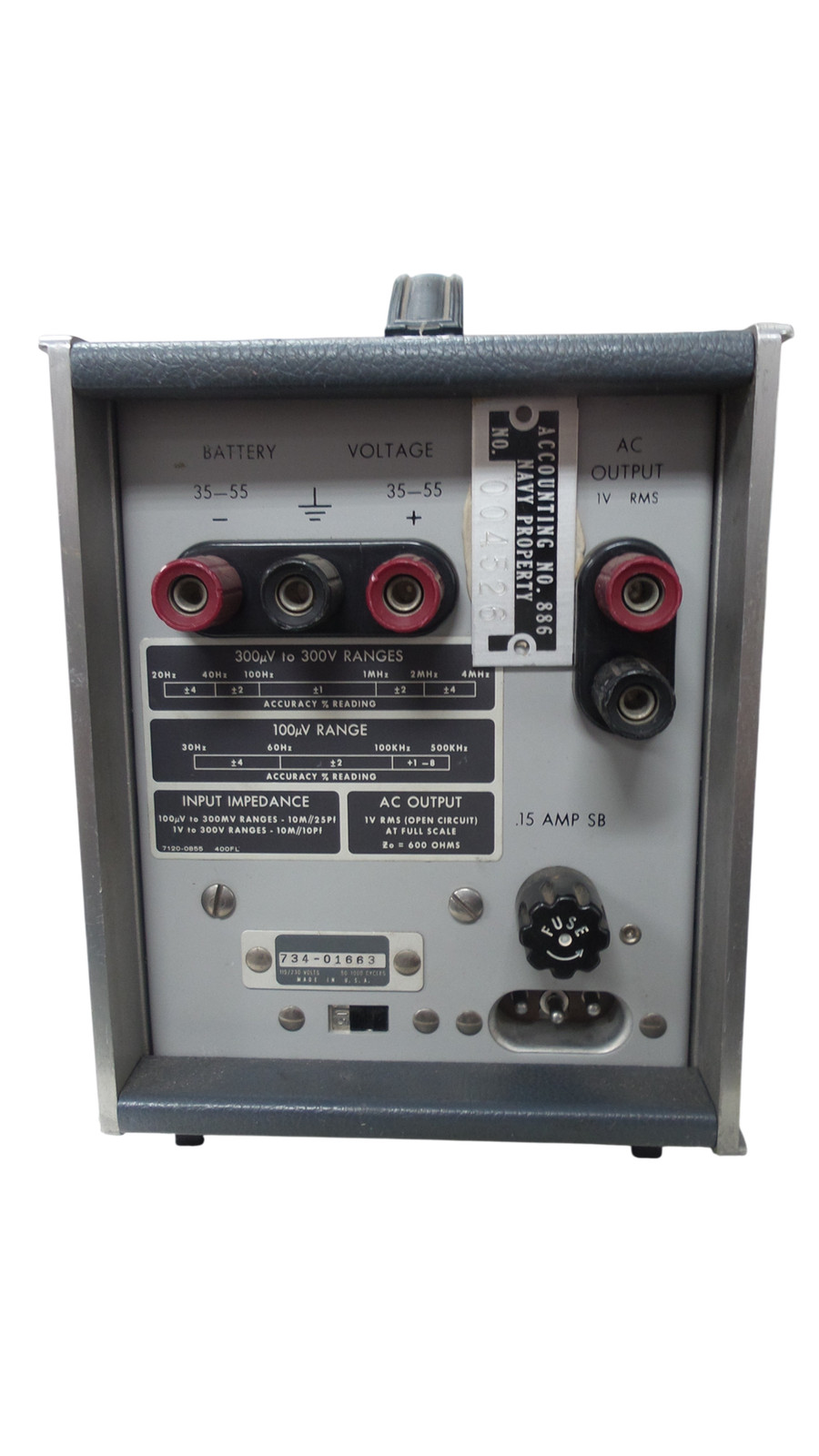 HP 400FL AC Voltmeter - Free Shipping