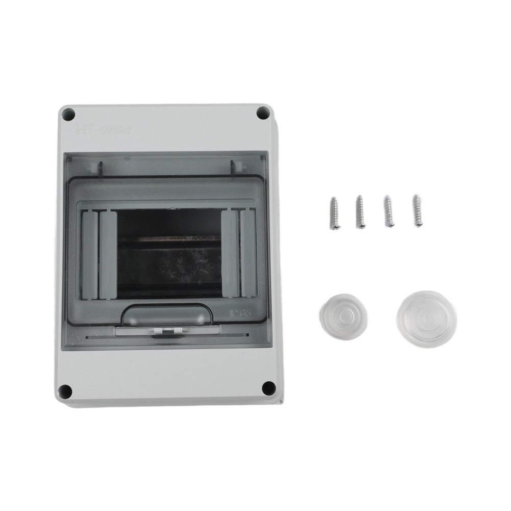 Fuse Box Accessories 1 Pcs 1 Row For 5 Modules Distribution Box Dustproof