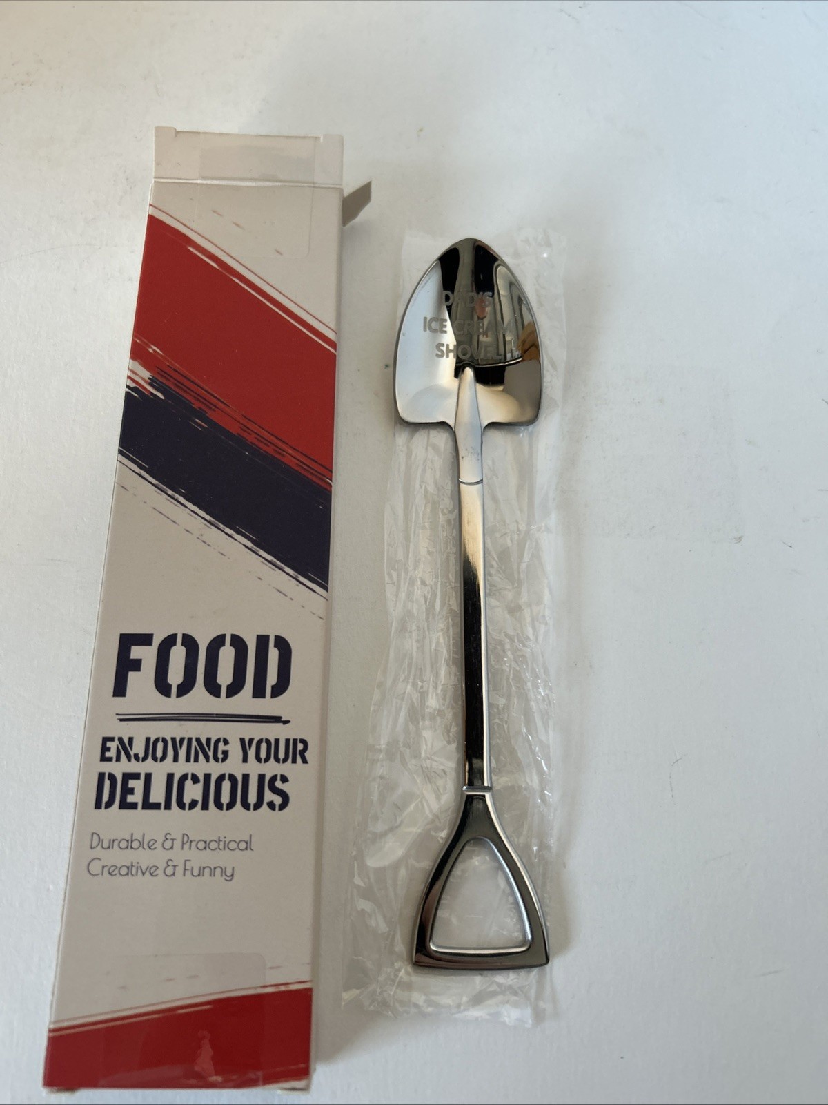 Stainless Steel Dad Ice Cream Shovel – Gifts for Father’s Day Christmas Birthday