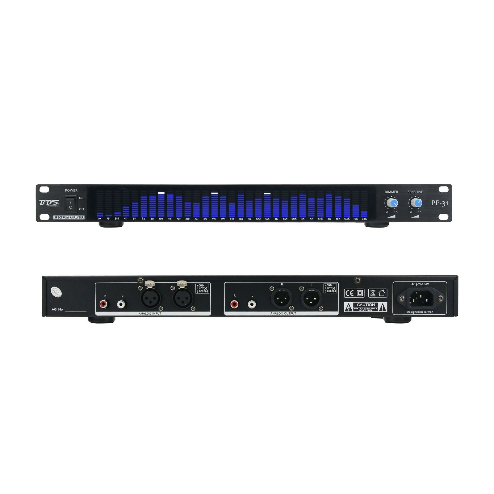 Digital Audio Spectrum Analyzer Display VU Meter 31-Segment BDS PP-131 / PP-31
