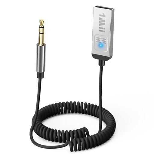 Aux Bluetooth 6.0 Car Adapter, 3.5mm Bluetooth Receiver for Car Audio Home