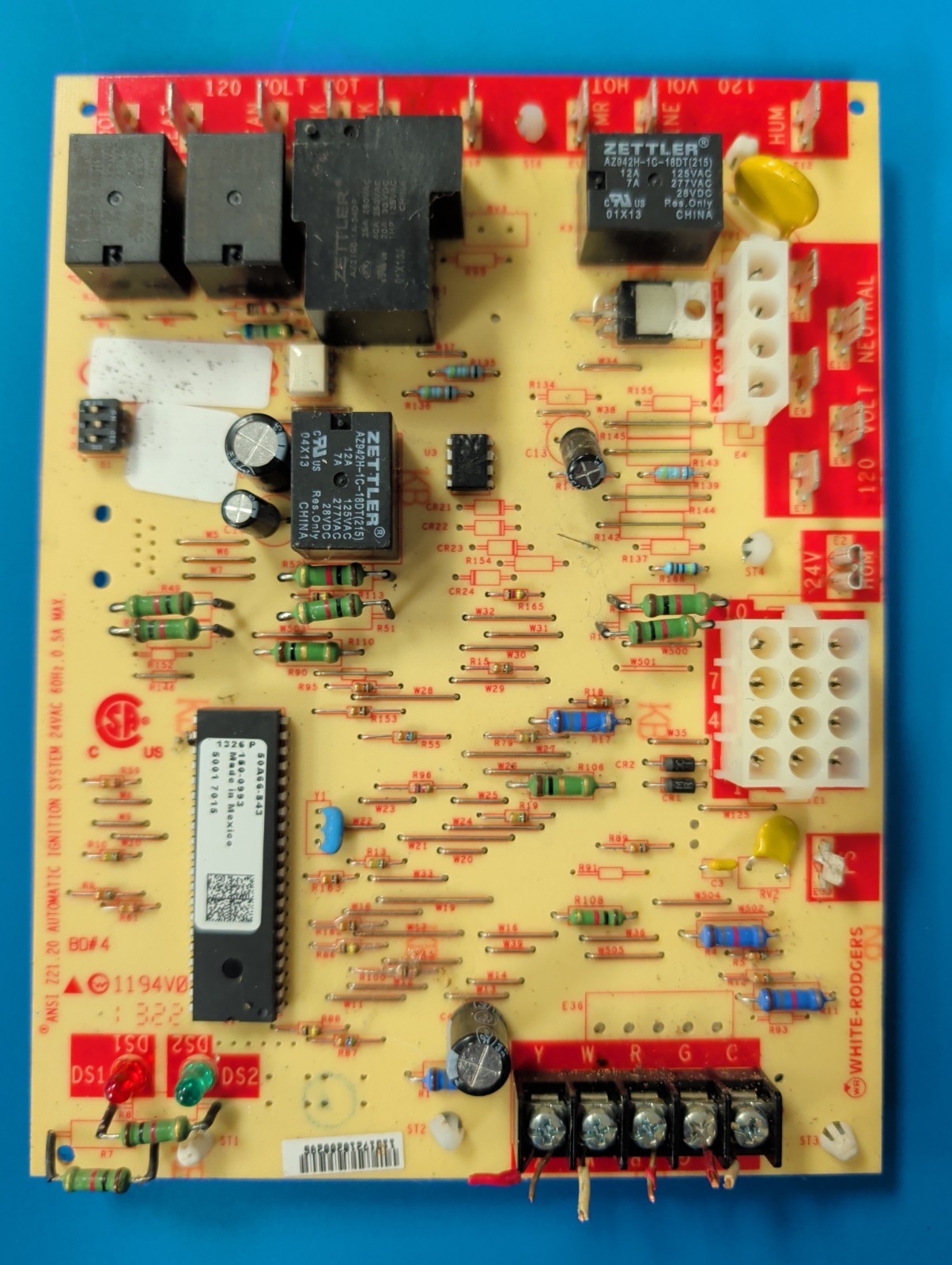 50A66-843 GUARANTEED WORKING TESTED GOOD Furnace Control Circuit Board