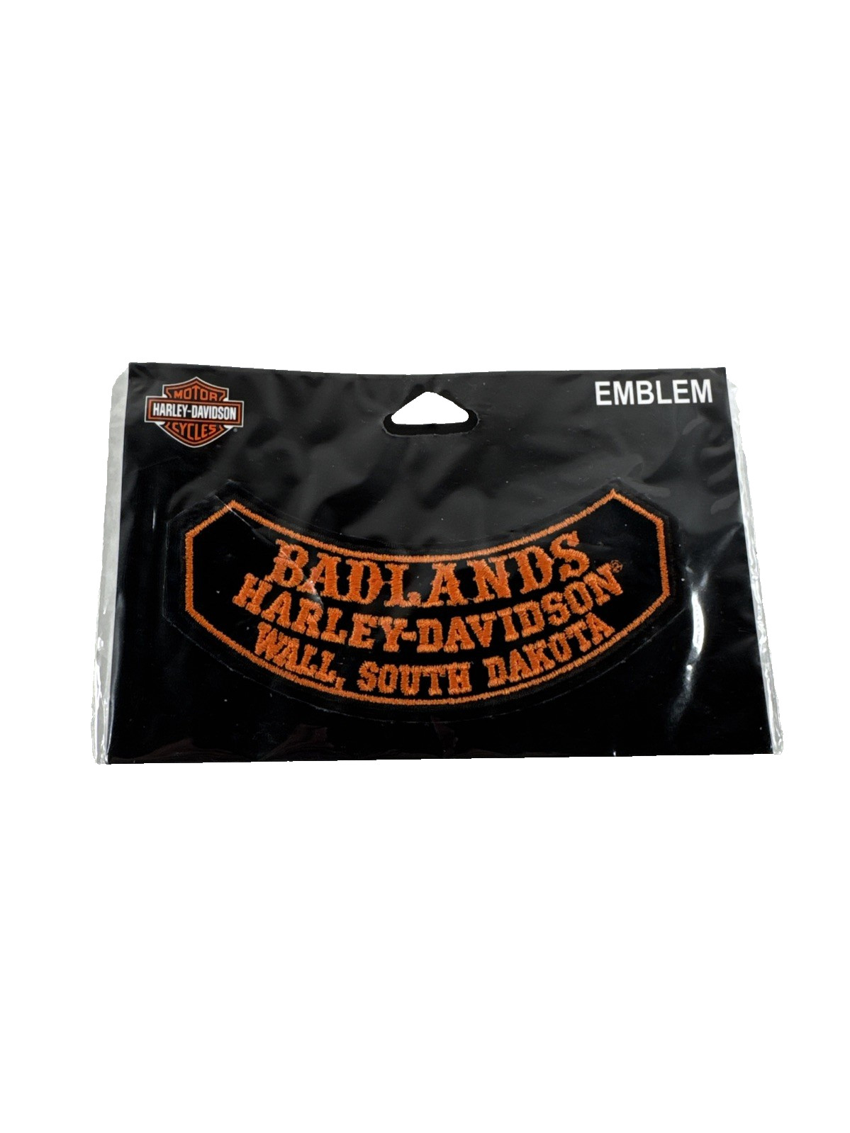 NEW Harley Davidson Emblem Sew On Patch Badlands Wall South Dakota 2010