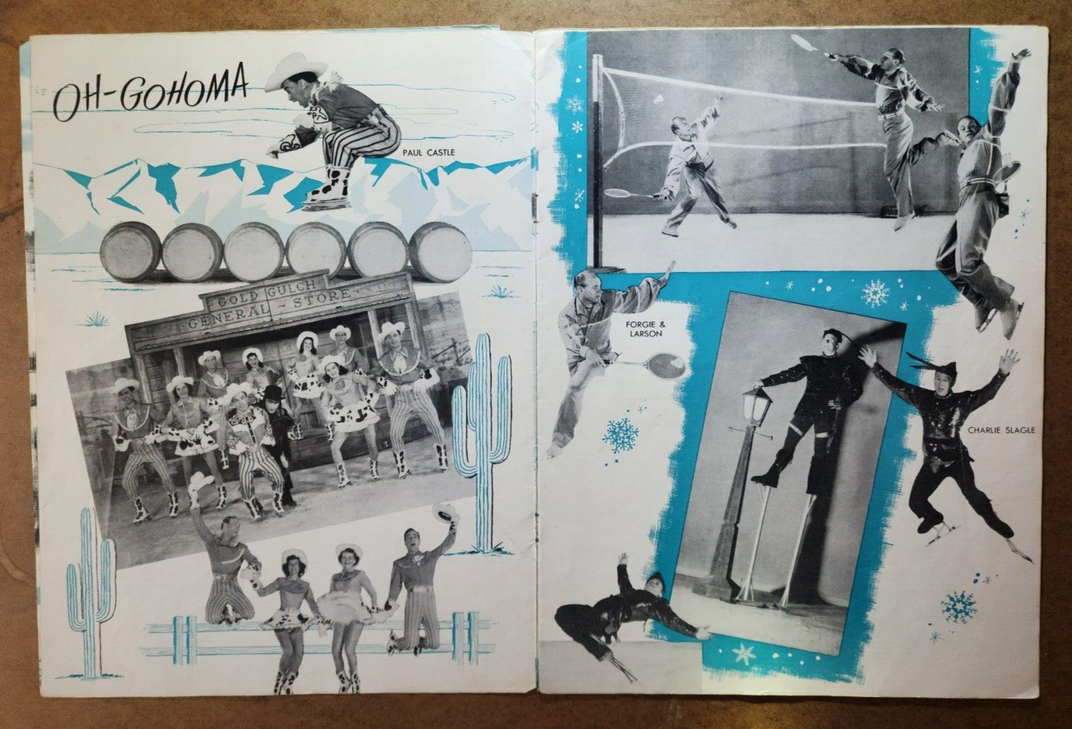 Vtg 1953 ICE CAPADES Program - Ice Skating / Figure Skating