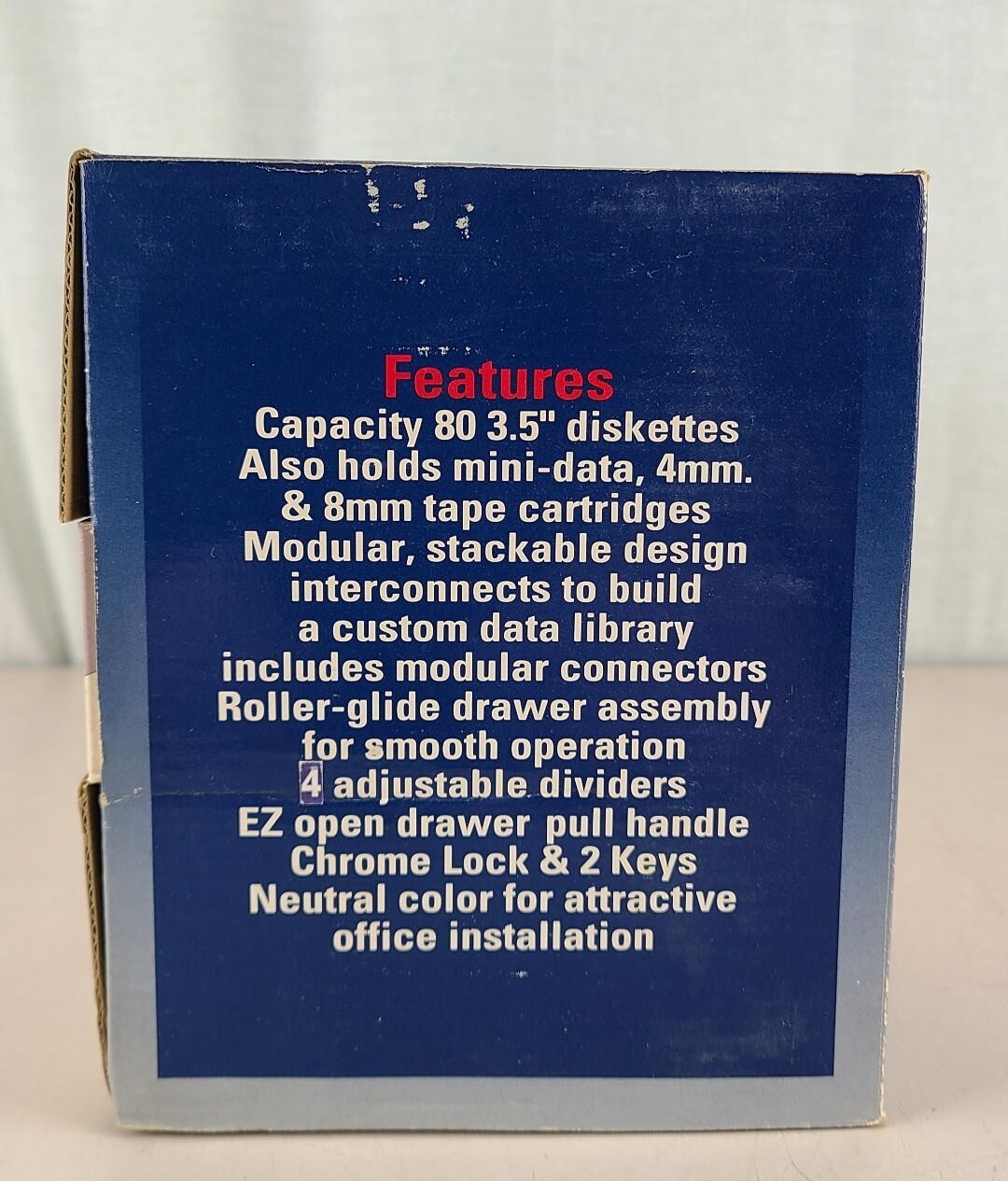 QVS 3.5" Modular Data Drawer System CA653L for 3.5" Diskettes
