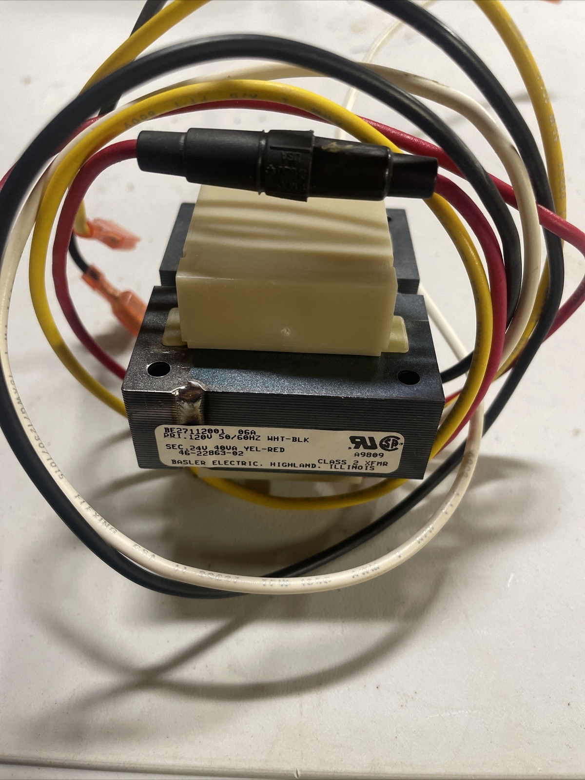Basler Transformer BE27112001 24V 50/60HZ   Used