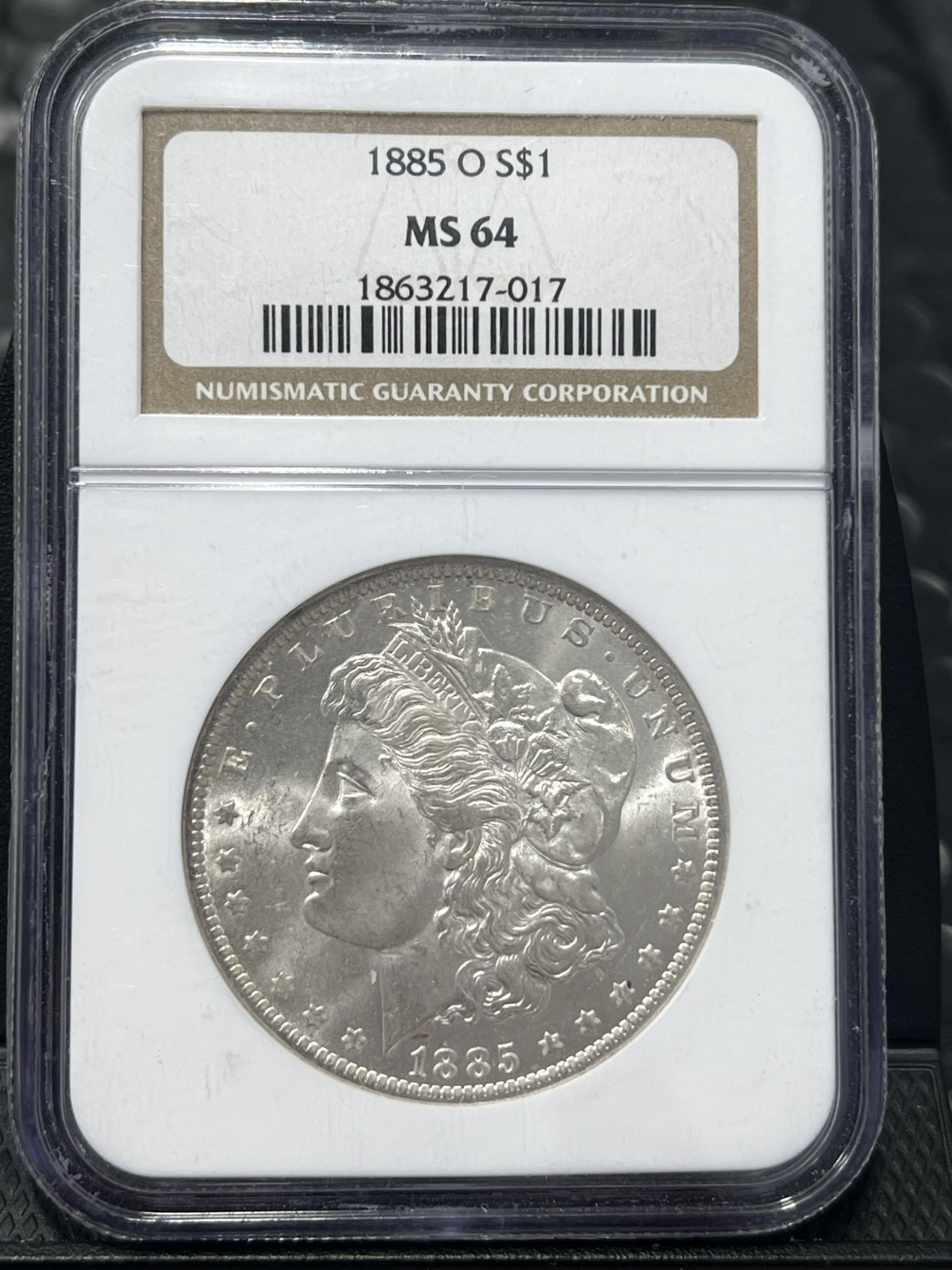 1885 O MS 64 $1 Morgan Silver Dollar NGC MS64