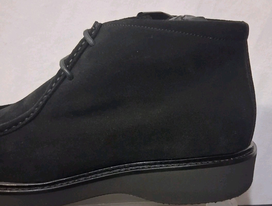 🟩 ITALIAN CRAFTED Aquatalia Boots LUXURY SUEDE Size 10 M ⬛