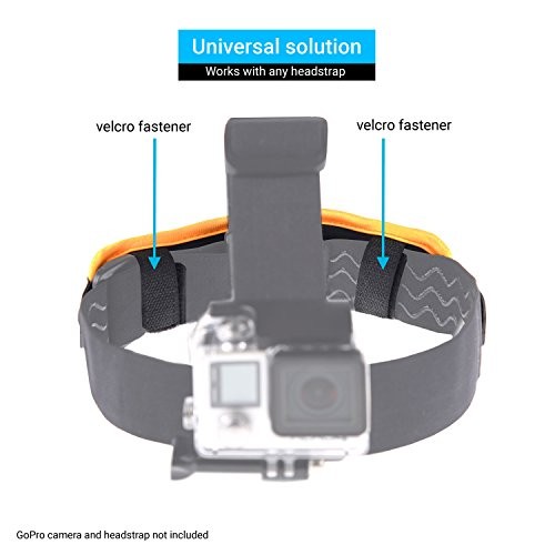 & Headstrap Floater compatible with GoPro Hero 7, 6, 2in1 Floating Wrist Strap