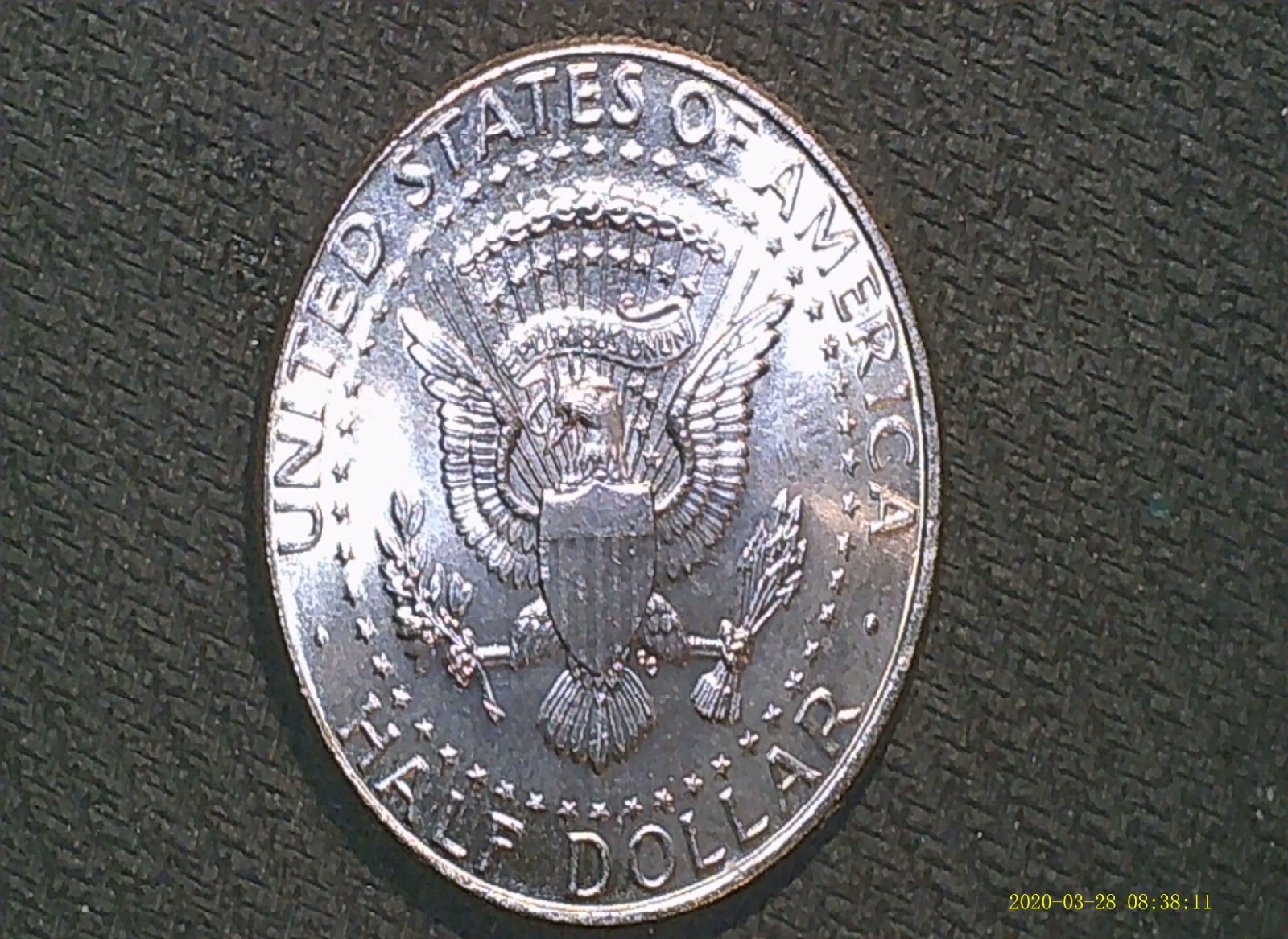 2005-P Kennedy Half Dollar Feeder Finger Strike Error Coin