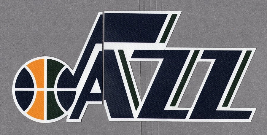 UTAH JAZZ NBA "VINYL" STYLE LOGO PATCH