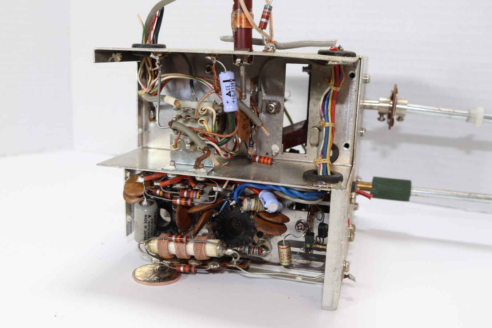 YAESU - FT‑DX100 Final Amplifier Assembly – Tubes, Ceramic Tank Coil, Knobs