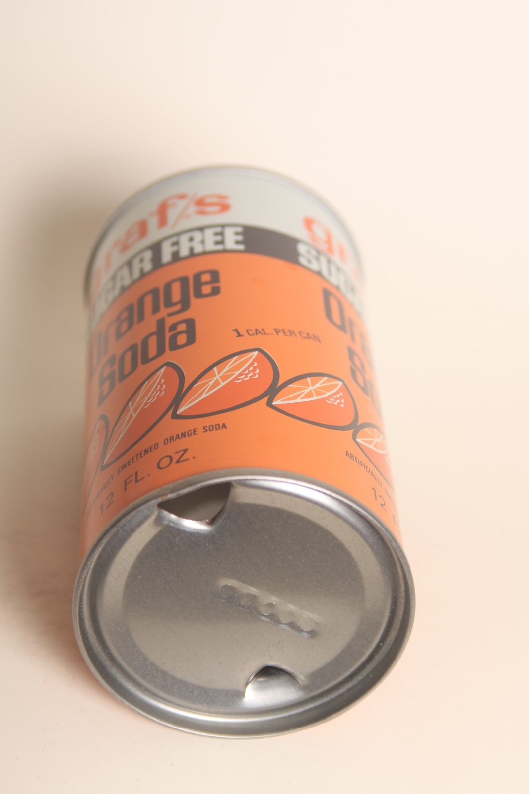 Graf/s Sugar Free Orange soda can