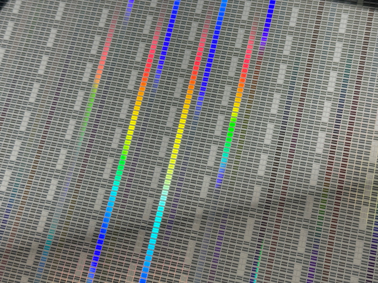 12"/300mm Silicon Wafer Unknown Possibly Memory Colorful Decorative Interesting