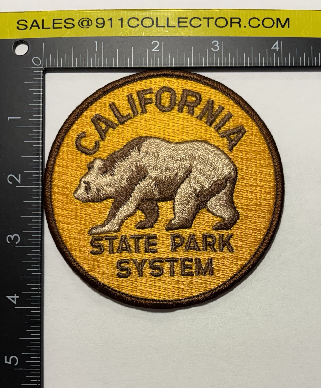 CALIFORNIA STATE PARK SYSTEM 2 PATCH SET WALKING BEAR #D116