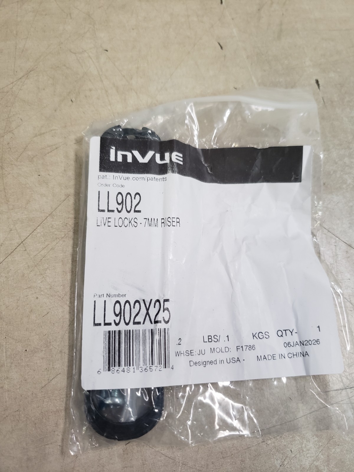 INVUE LIVE LOCKS 7MM RISER LL902 LL902X25