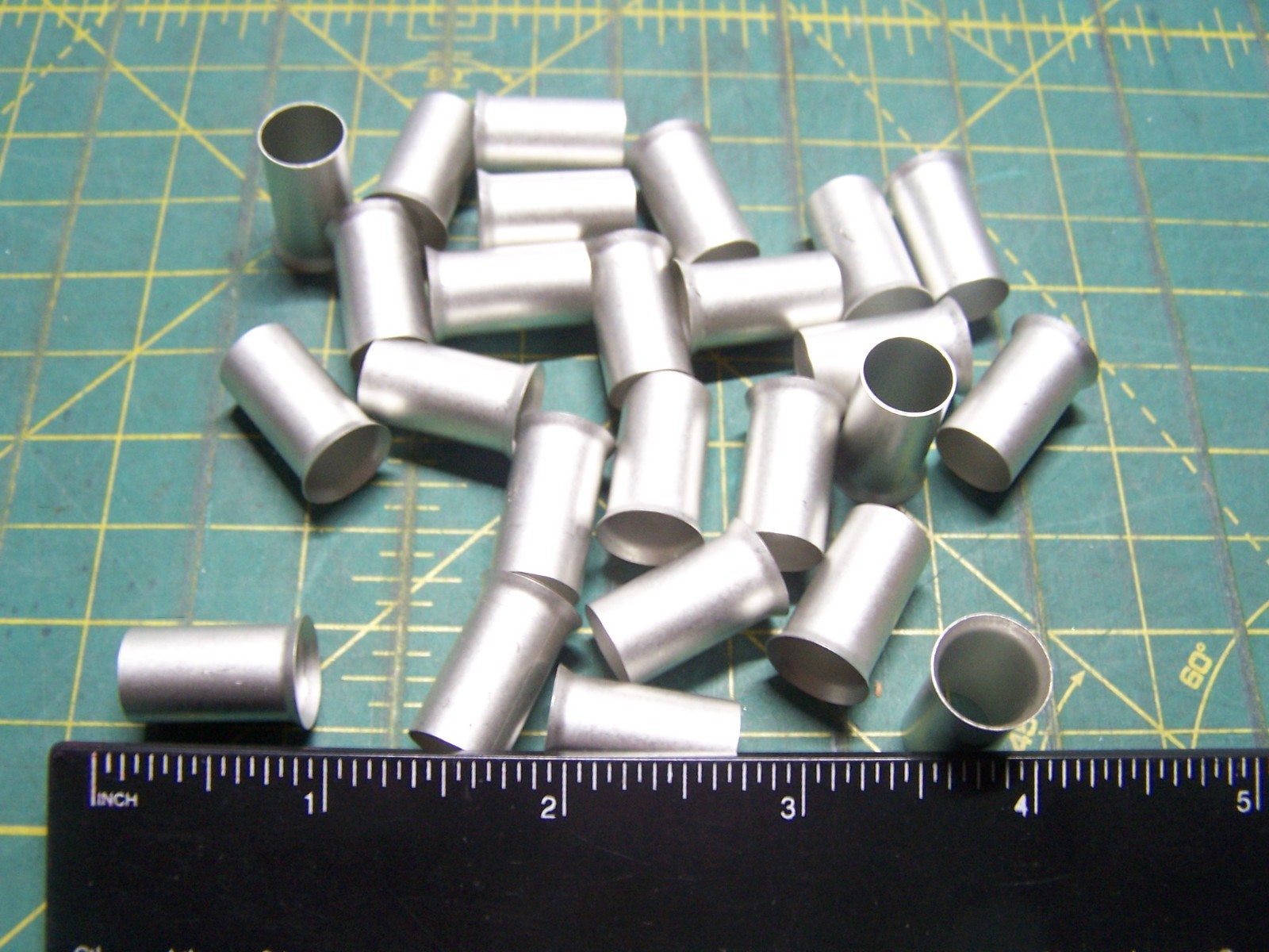 25  1/0 Ga. Ferrules Fittings 0.71" Pin Lg. non-insulated ( pack of 25 )