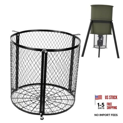 moonoom Deer Feeder Varmint Guard, 12.3” x 11.8”Varmint Cage for Feeders, black