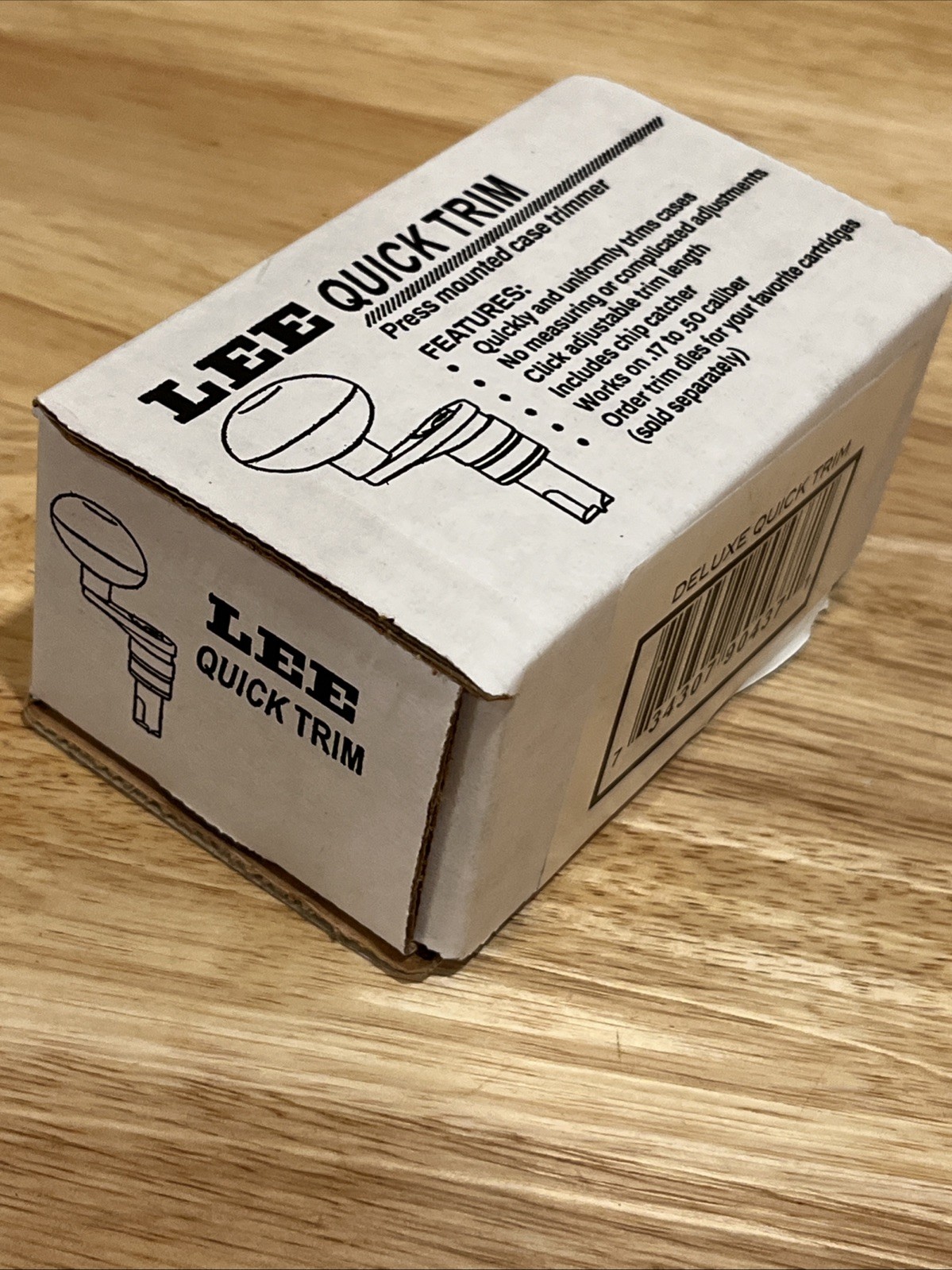 Lee Deluxe Quick Trim Case Trimmer - 90437 Reloading Opened Box