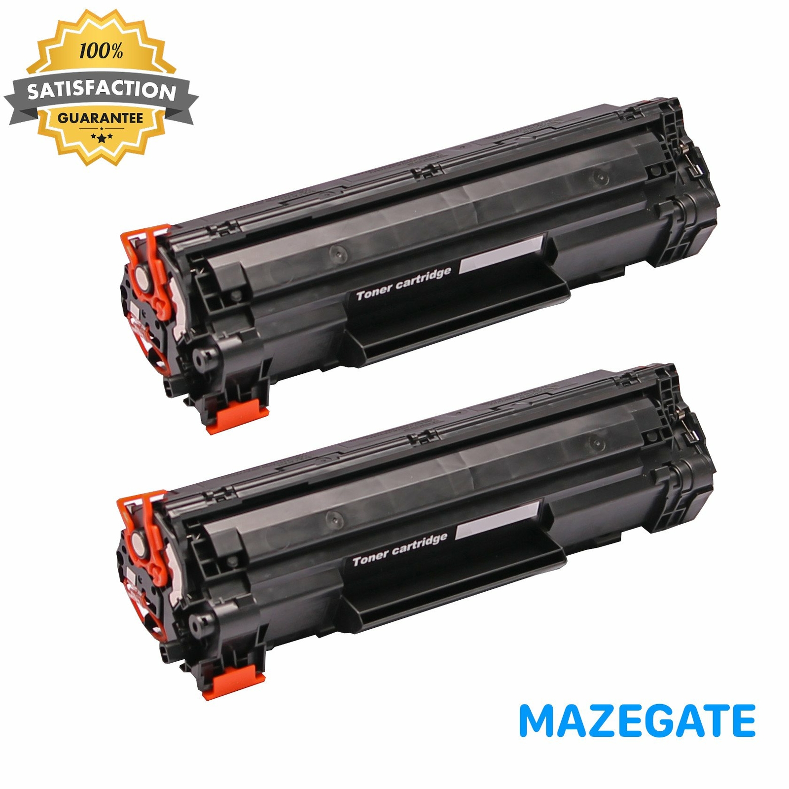 2PK CB436A Laser Toner Cartridge for HP 36A LaserJet Pro P1505 P1505n M1522nf