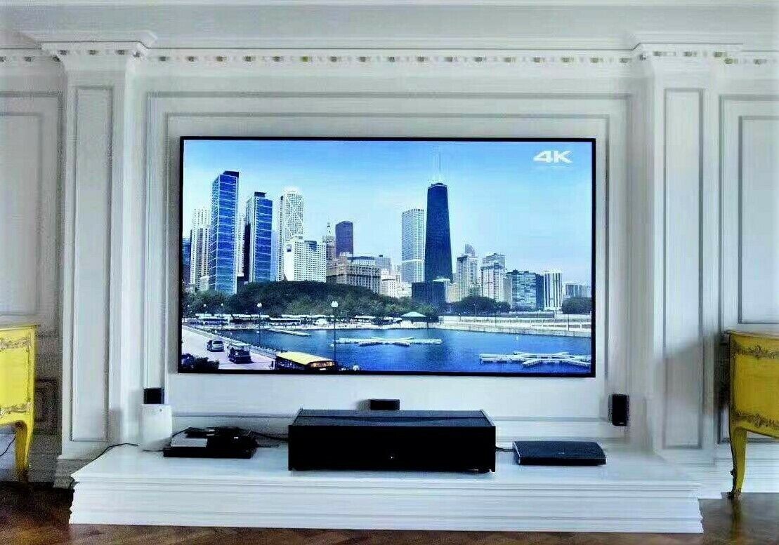GmaxScreen™ ALR Black Crystal Laser Projector Screen for 4K 3D Home Theater 120"