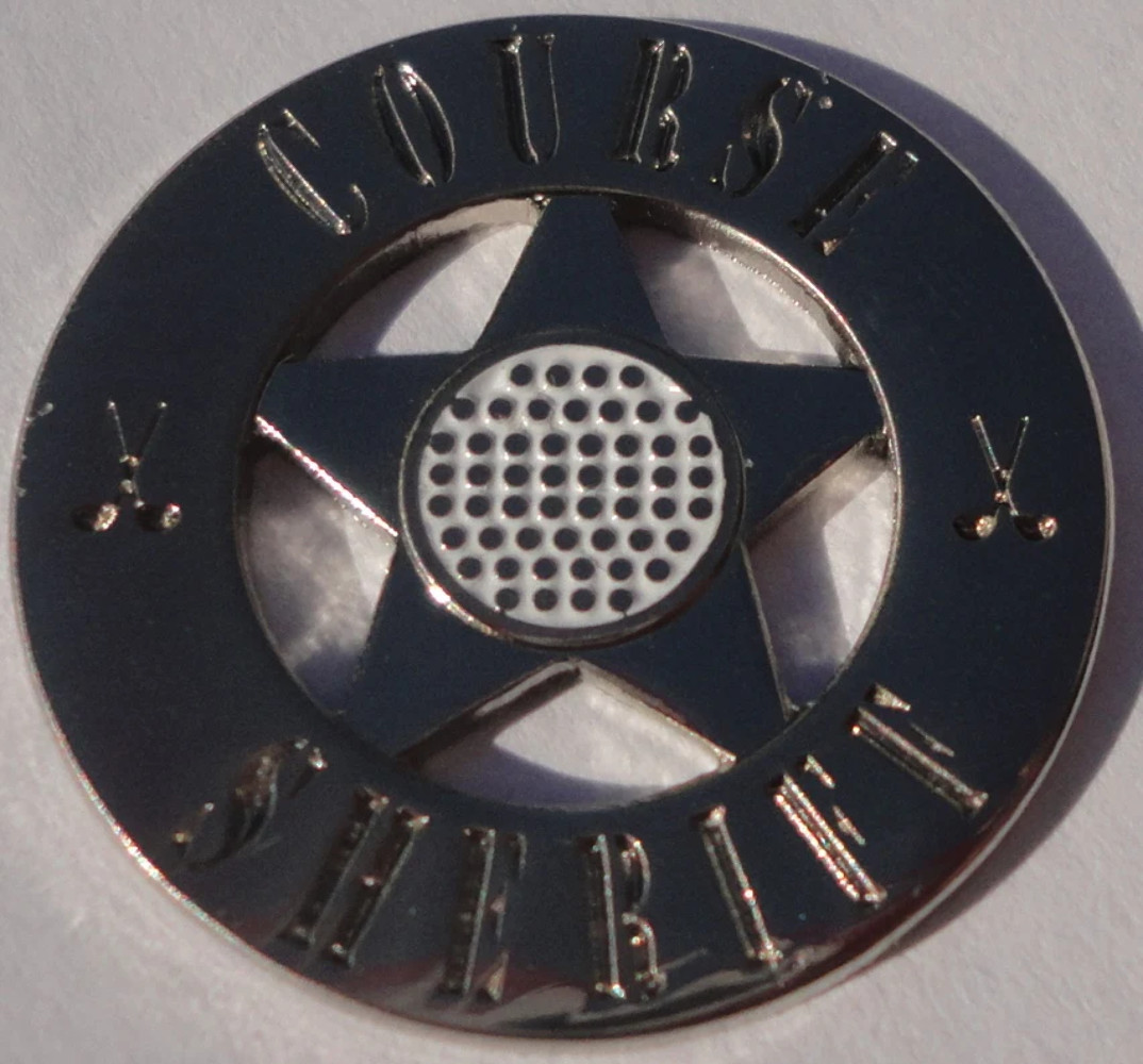 Course Sheriff Ball Marker
