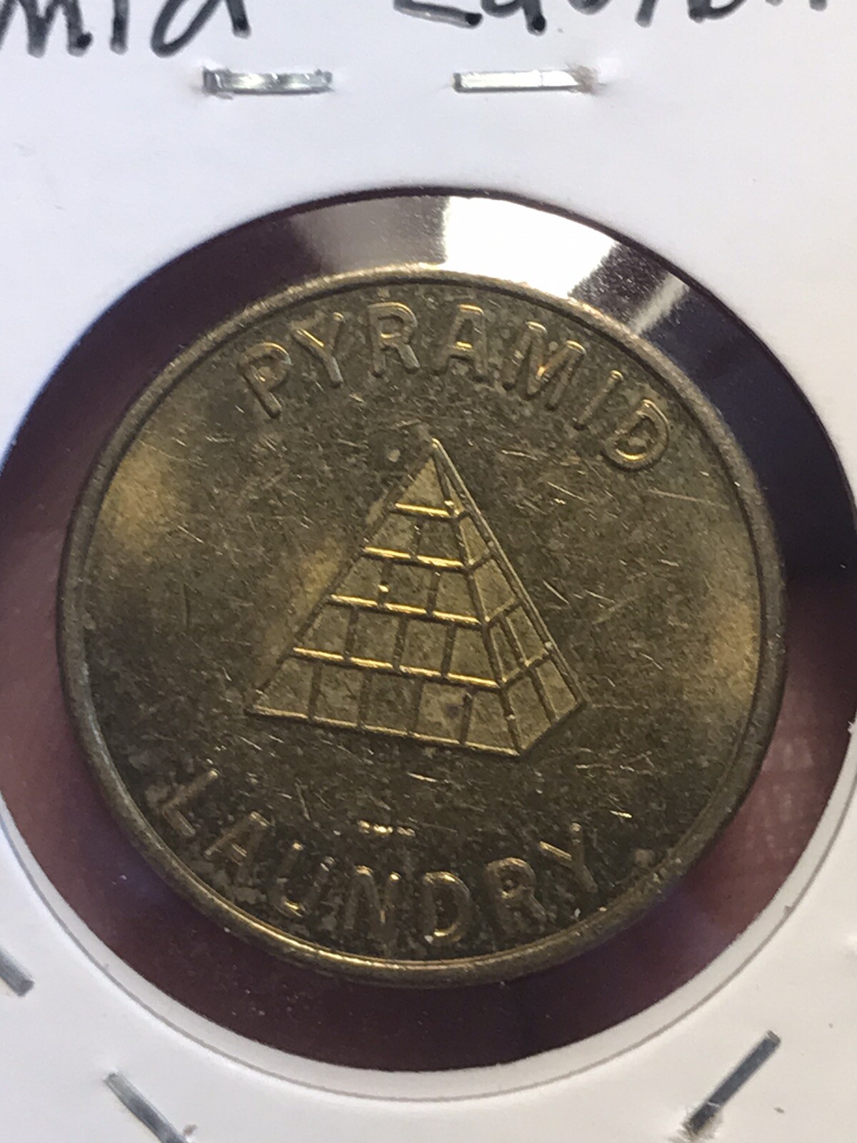 Laundry Token - Pyramid Laundry - Mendham, New Jersey