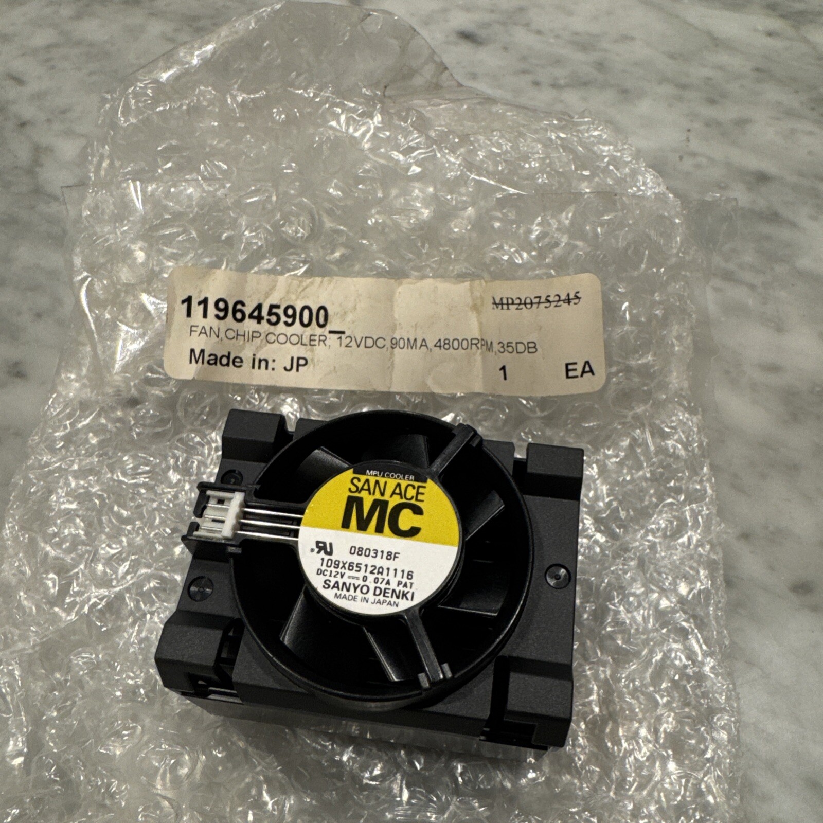 Tektronix 119-6459-00 Fan Chip Cooler For CSA/TDS8000 12VDC 90MA 4800RPM 35dB