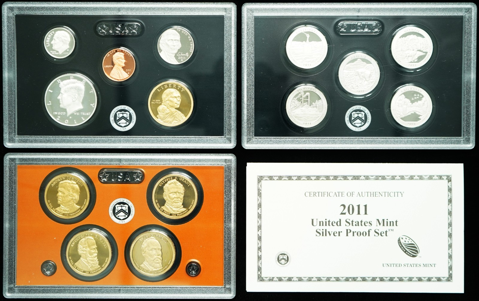 2011 United States Proof Set w/ Box & COA