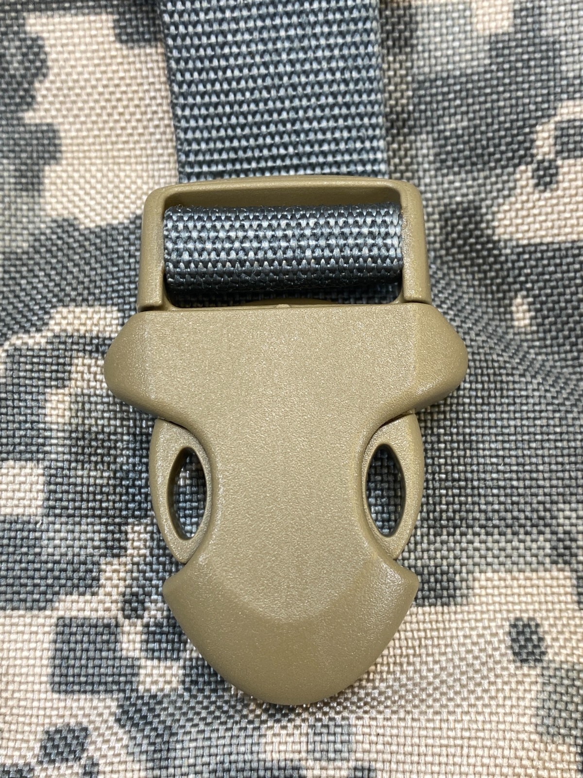 1" ITW Milspec Surface Mount Surmount Military Pouch Replacement Buckle TAN